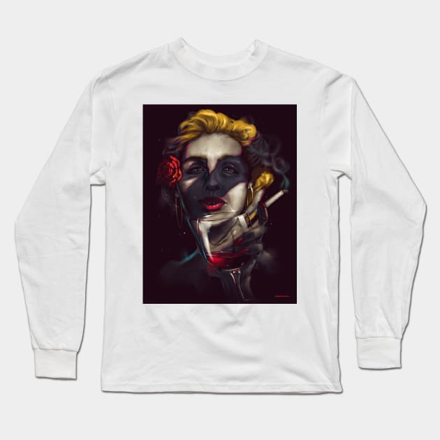 Maria Padilha Long Sleeve T-Shirt by dracoimagem